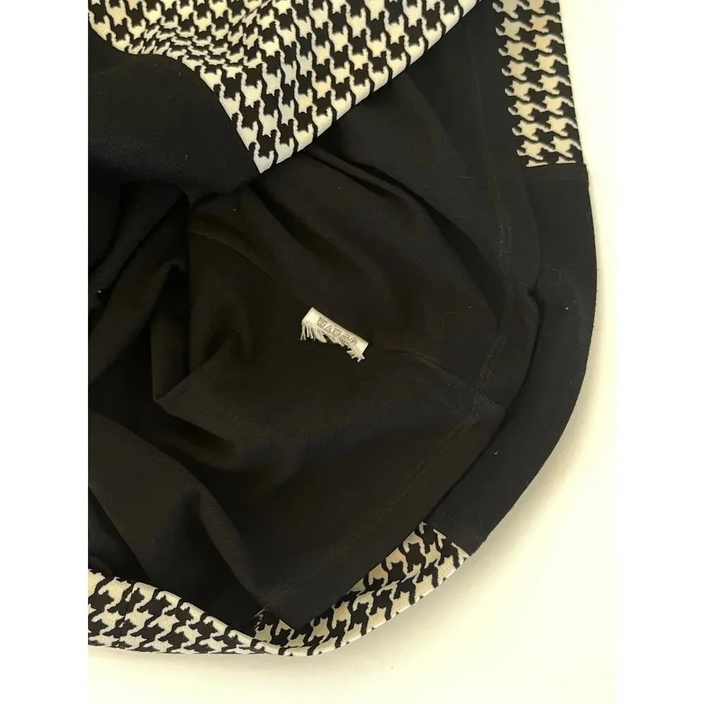 Michael Kors Women Pencil Skirt Stretch Flat Black White Sz 10